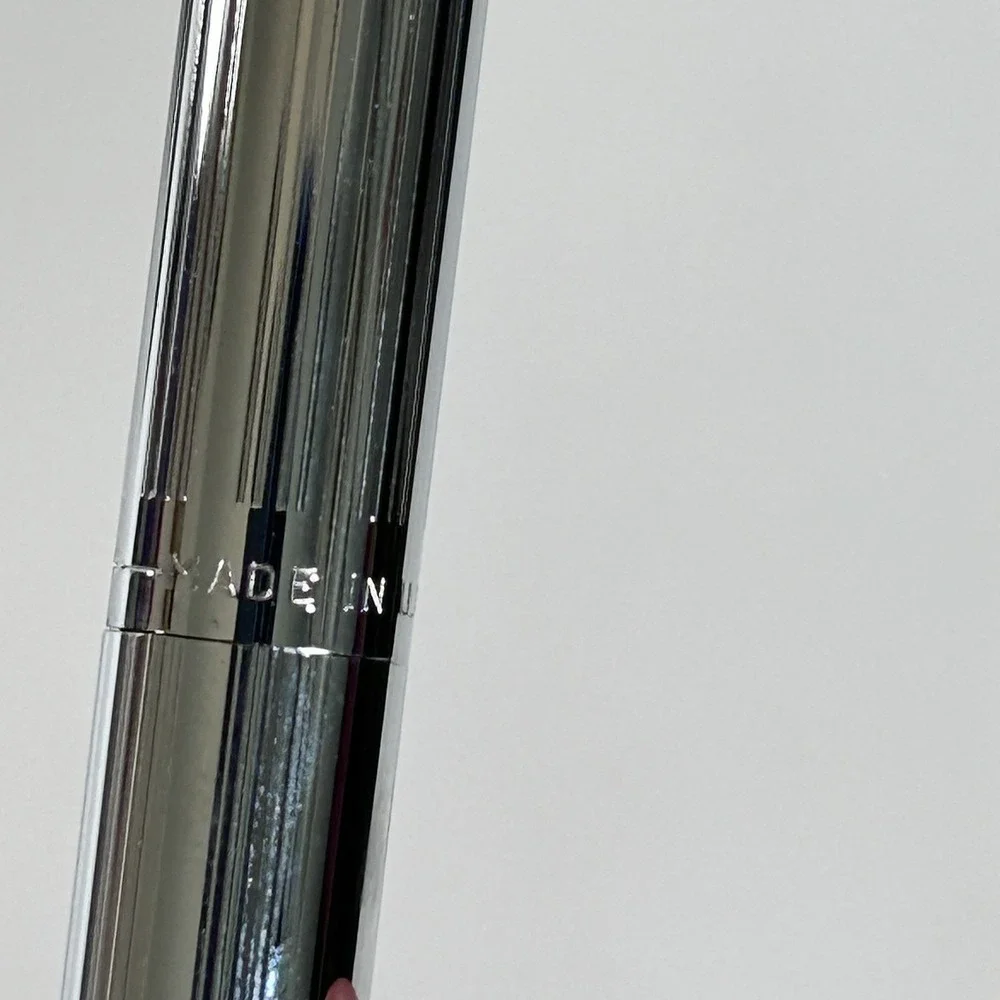 Vtg Sheaffer 1972 White Dot Silver Ballpoint Pen Mechanical Pencil Set Works 70s